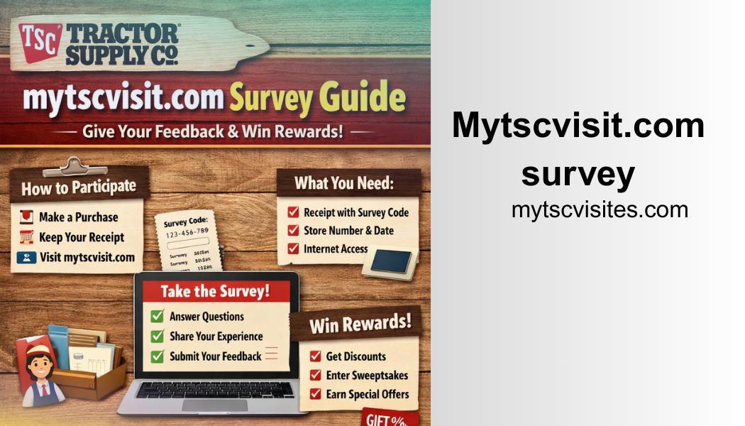 Mytscvisit.com survey: Complete Guide to the Tractor Supply Customer Feedback Survey